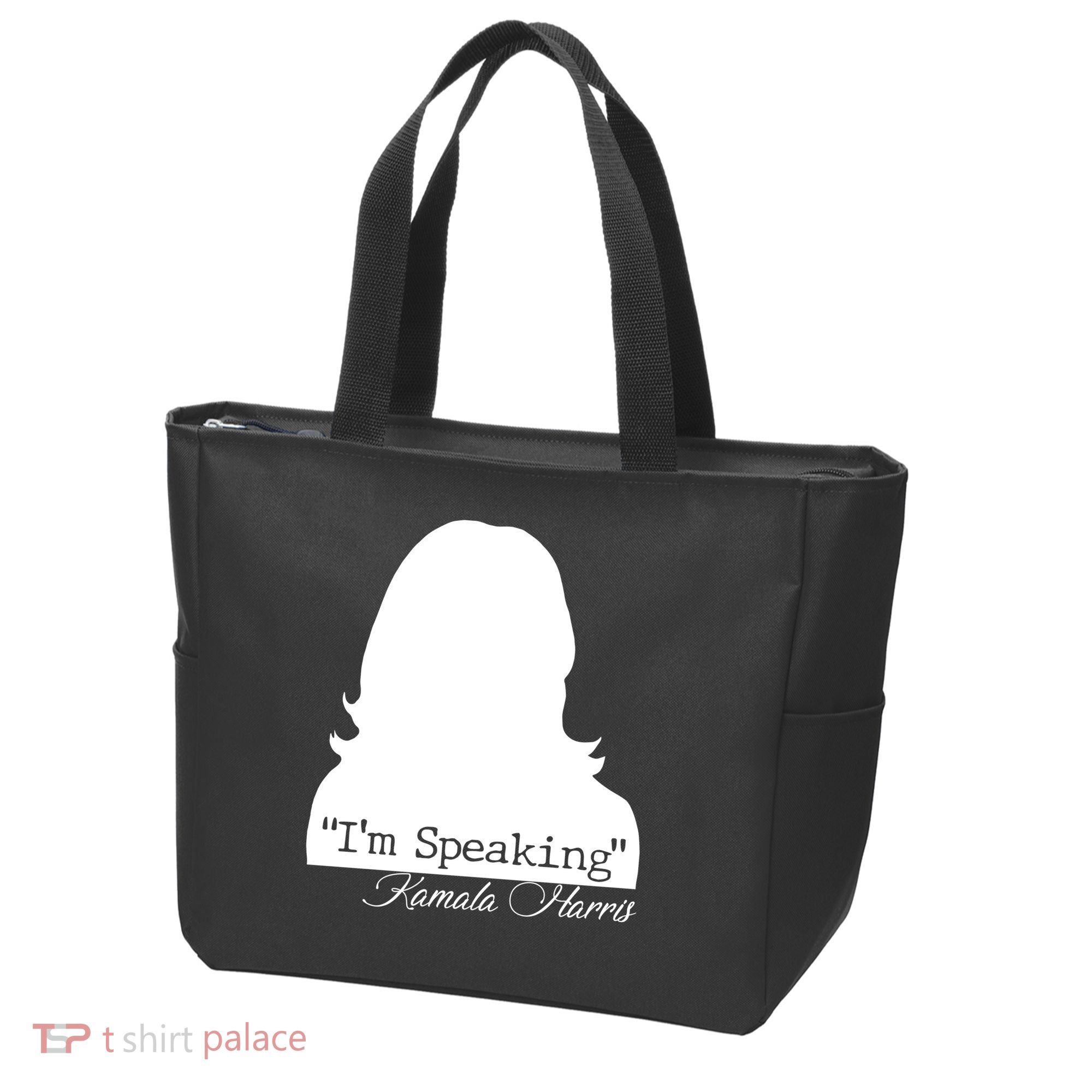 I'm Speaking Kamala Harris Silhouette  Tote Bag