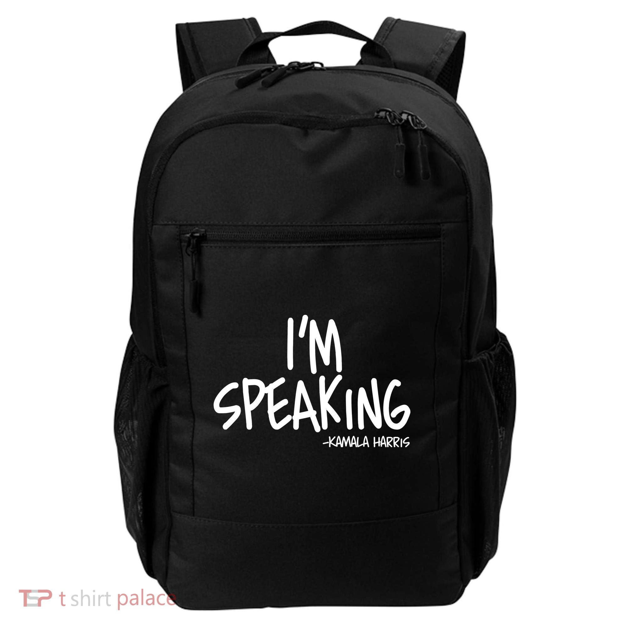I'm Speaking Kamala Harris Vice President Debate Quote Backpack