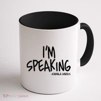 I'm Speaking Kamala Harris Vice President Debate Quote Coffee Mug thumb 1