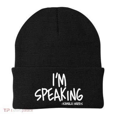 I'm Speaking Kamala Harris Vice President Debate Quote Beanie