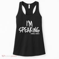 I'm Speaking Kamala Harris Vice President Debate Quote Women's Tank Top thumb 0