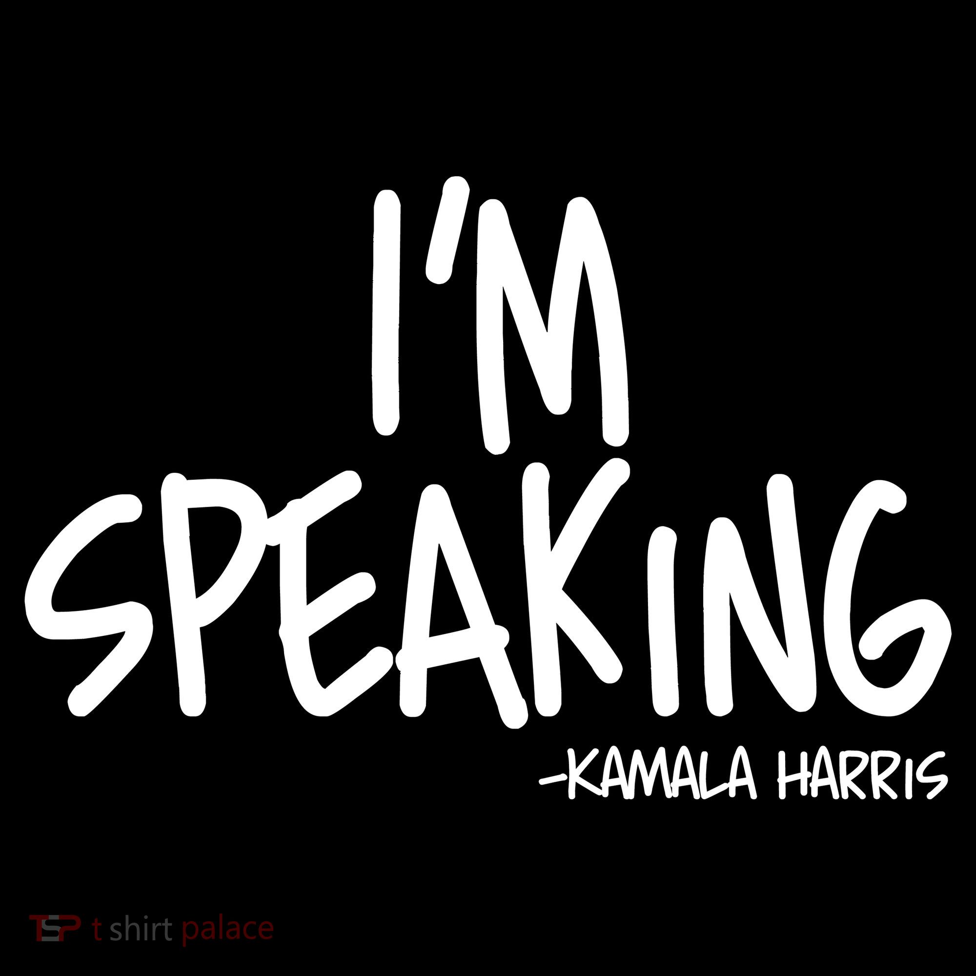 I'm Speaking Kamala Harris Vice President Debate Quote Toddler T-Shirt