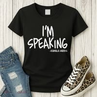 I'm Speaking Kamala Harris Vice President Debate Quote Women's T-Shirt thumb 3
