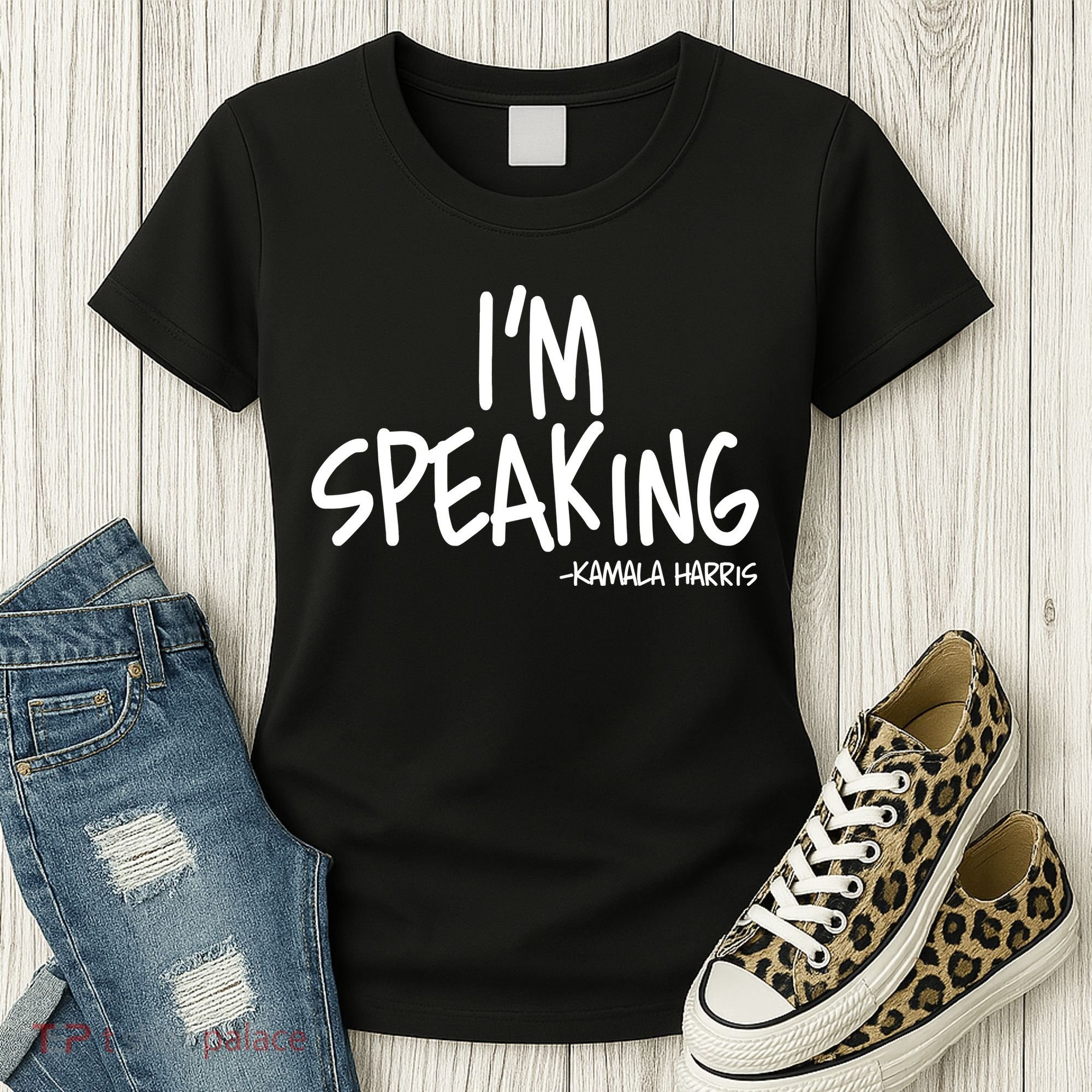 I'm Speaking Kamala Harris Vice President Debate Quote Women's T-Shirt