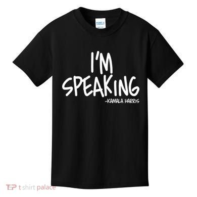 I'm Speaking Kamala Harris Vice President Debate Quote Kids T-Shirt