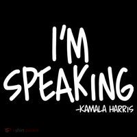 I'm Speaking Kamala Harris Vice President Debate Quote Kids T-Shirt thumb 4