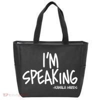 I'm Speaking Kamala Harris Vice President Debate Quote Tote Bag thumb 0