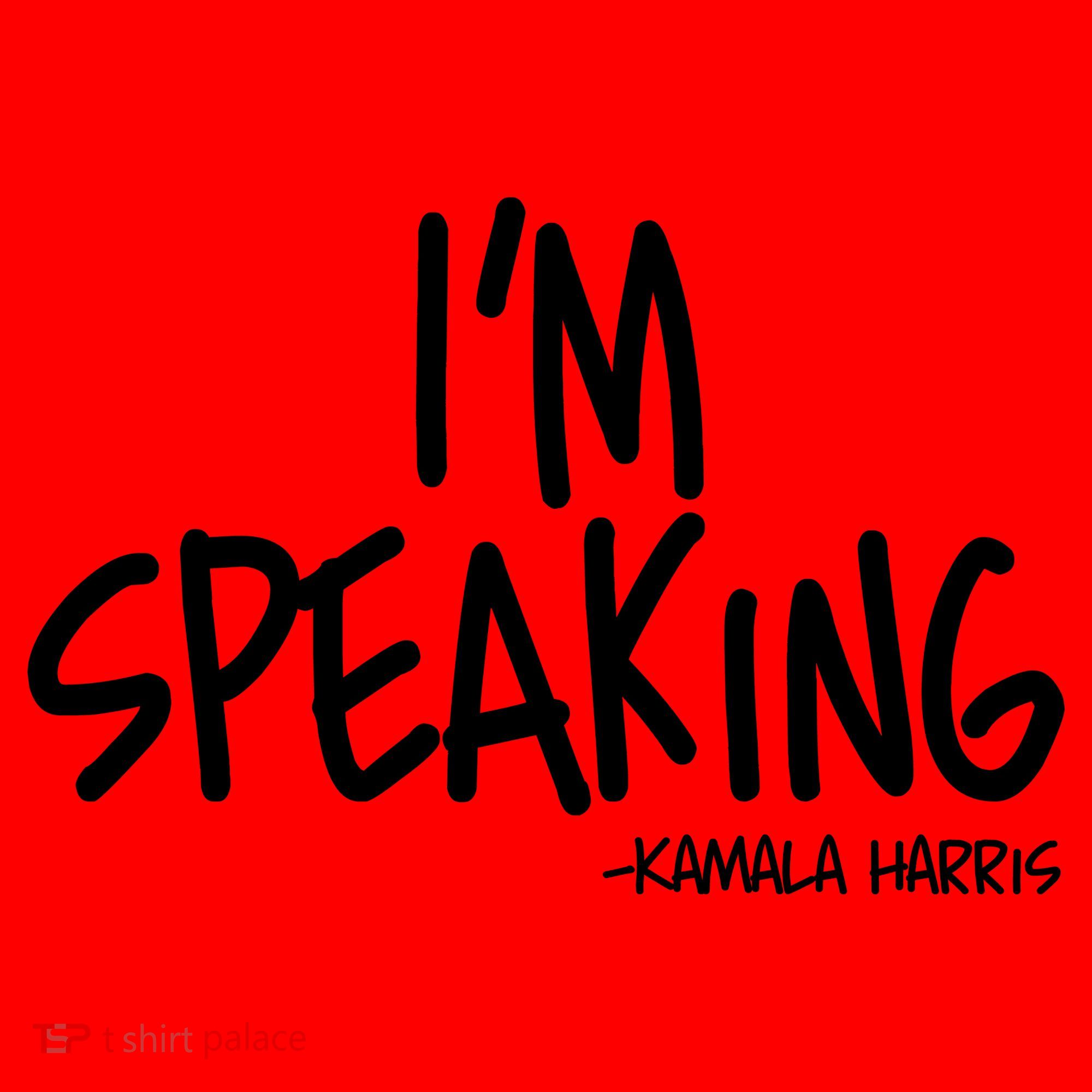 I'm Speaking Kamala Harris Vice President Debate Quote Santa Hat