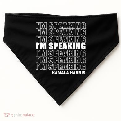 I'm Speaking Madam Vice President USA-Made Doggie Bandana