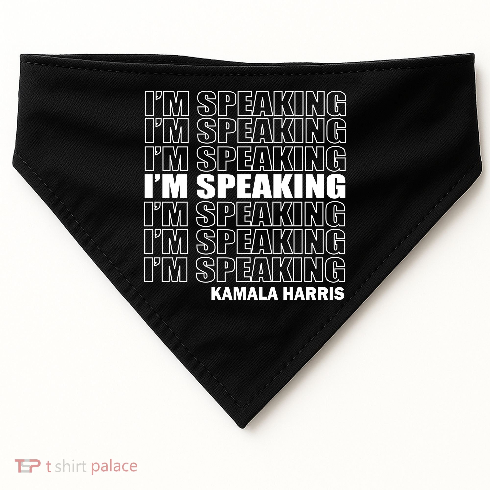 I'm Speaking Madam Vice President USA-Made Doggie Bandana