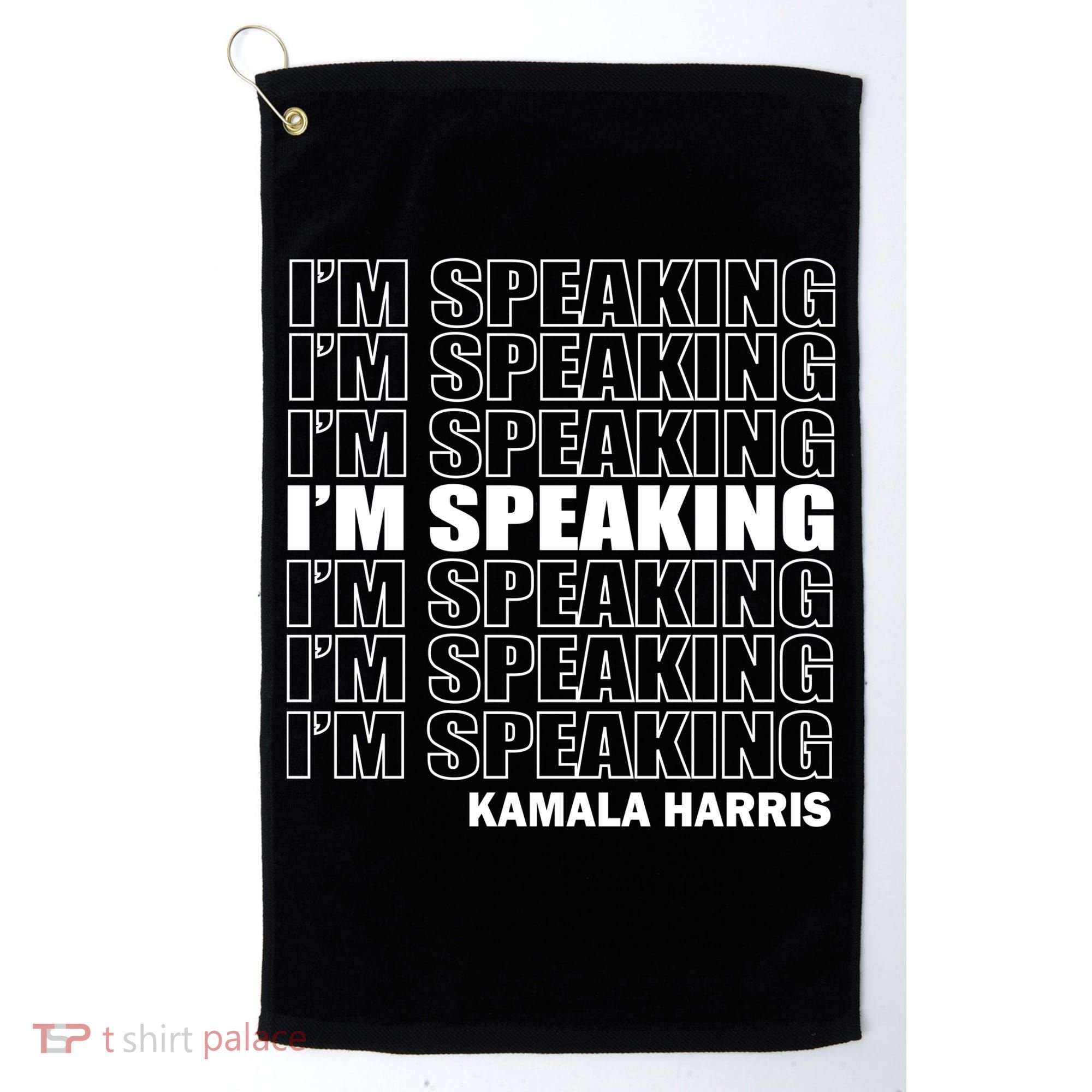 I'm Speaking Madam Vice President Golf Towel