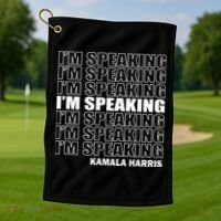 I'm Speaking Madam Vice President Golf Towel thumb 1