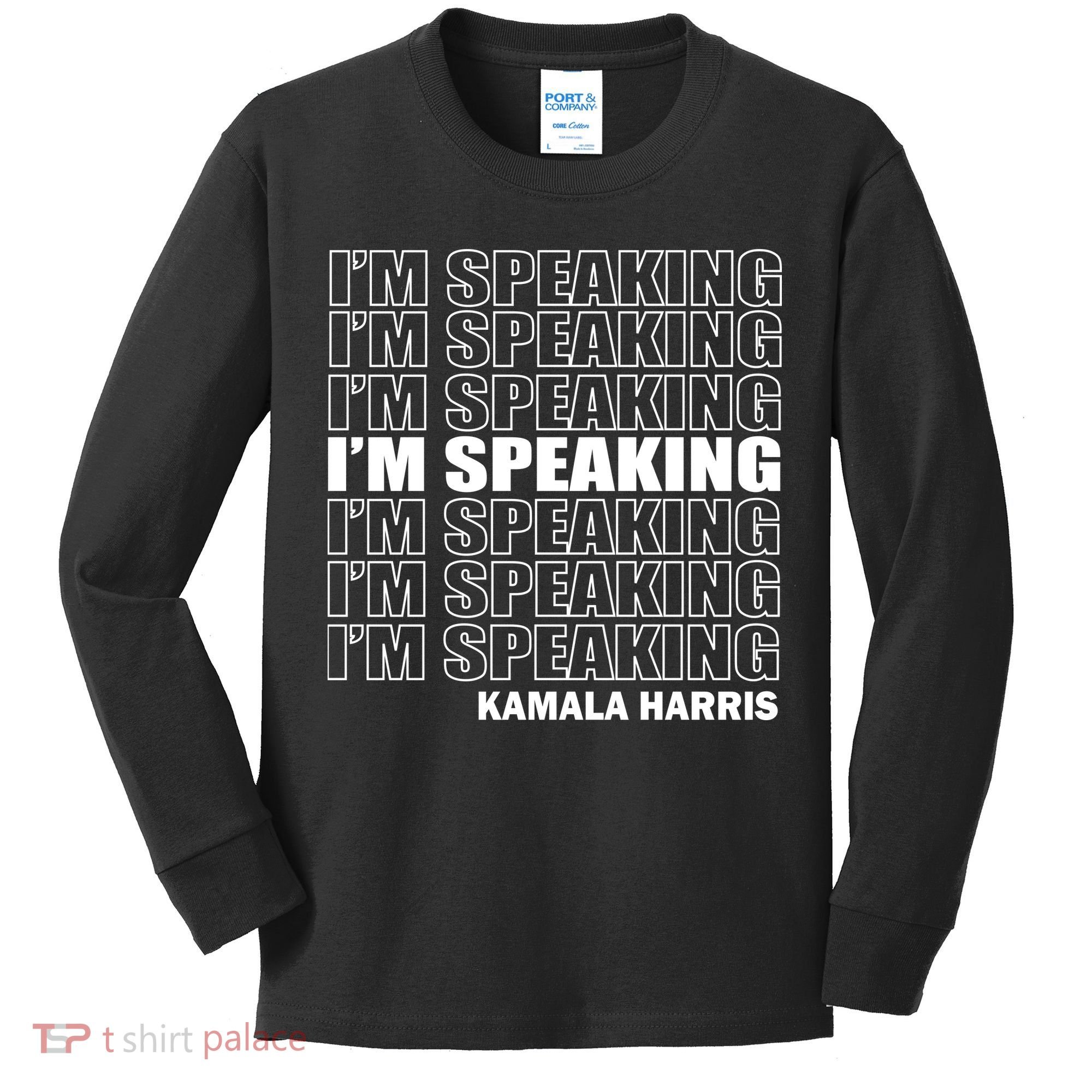 I'm Speaking Madam Vice President Kids Long Sleeve Shirt