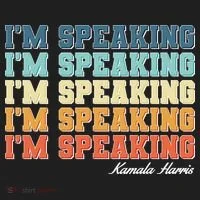 I'm Speaking pattern Kamala Harris Madam Vice President Women's Sweatshirt thumb 2