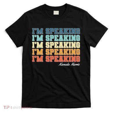I'm Speaking pattern Kamala Harris Madam Vice President T-Shirt