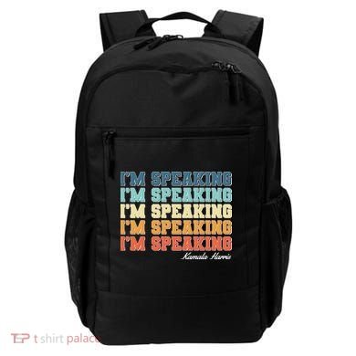 I'm Speaking pattern Kamala Harris Madam Vice President Backpack