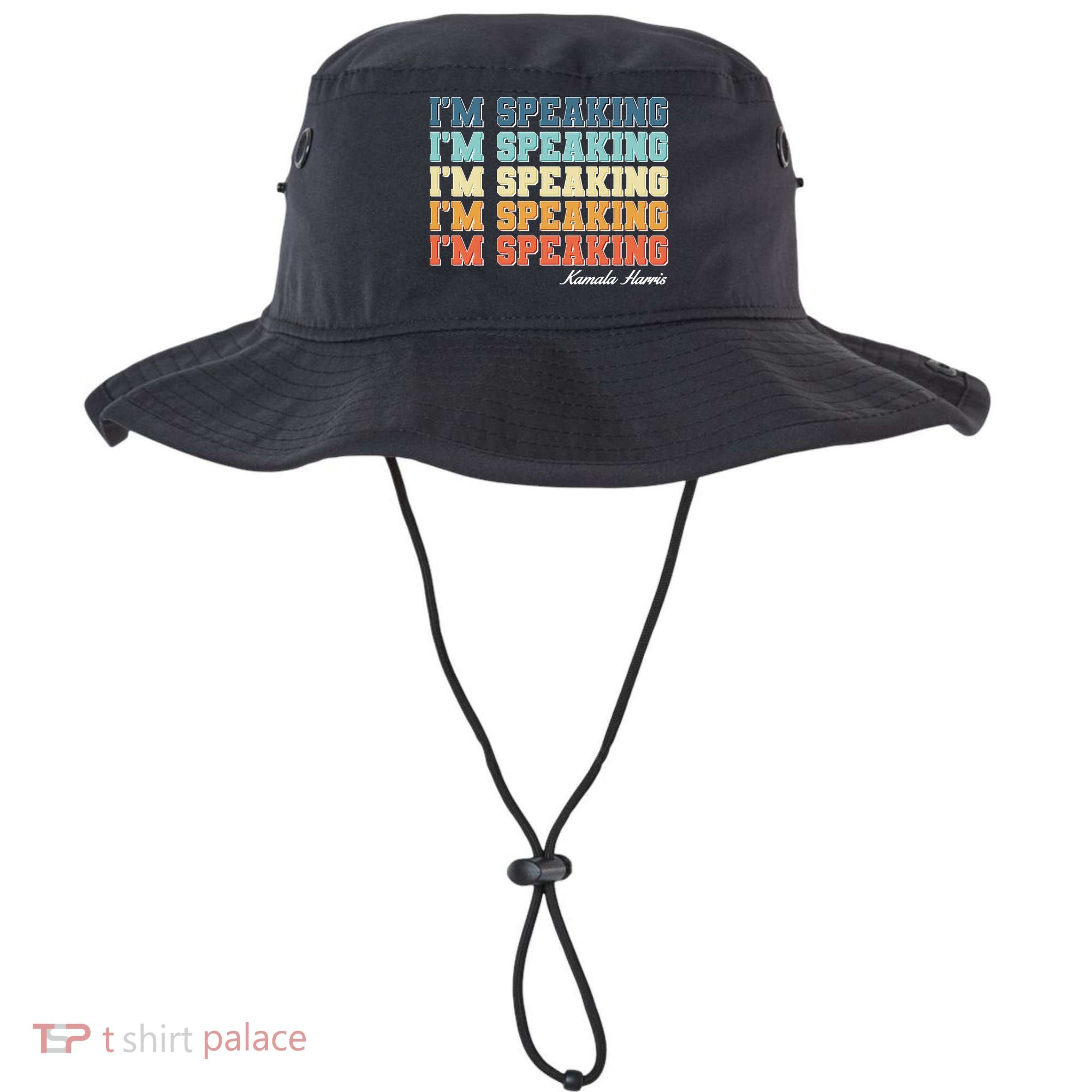 I'm Speaking pattern Kamala Harris Madam Vice President Bucket Hat