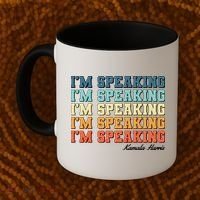 I'm Speaking pattern Kamala Harris Madam Vice President Coffee Mug thumb 2