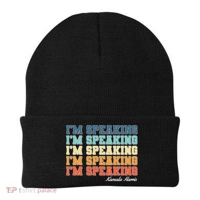I'm Speaking pattern Kamala Harris Madam Vice President Beanie