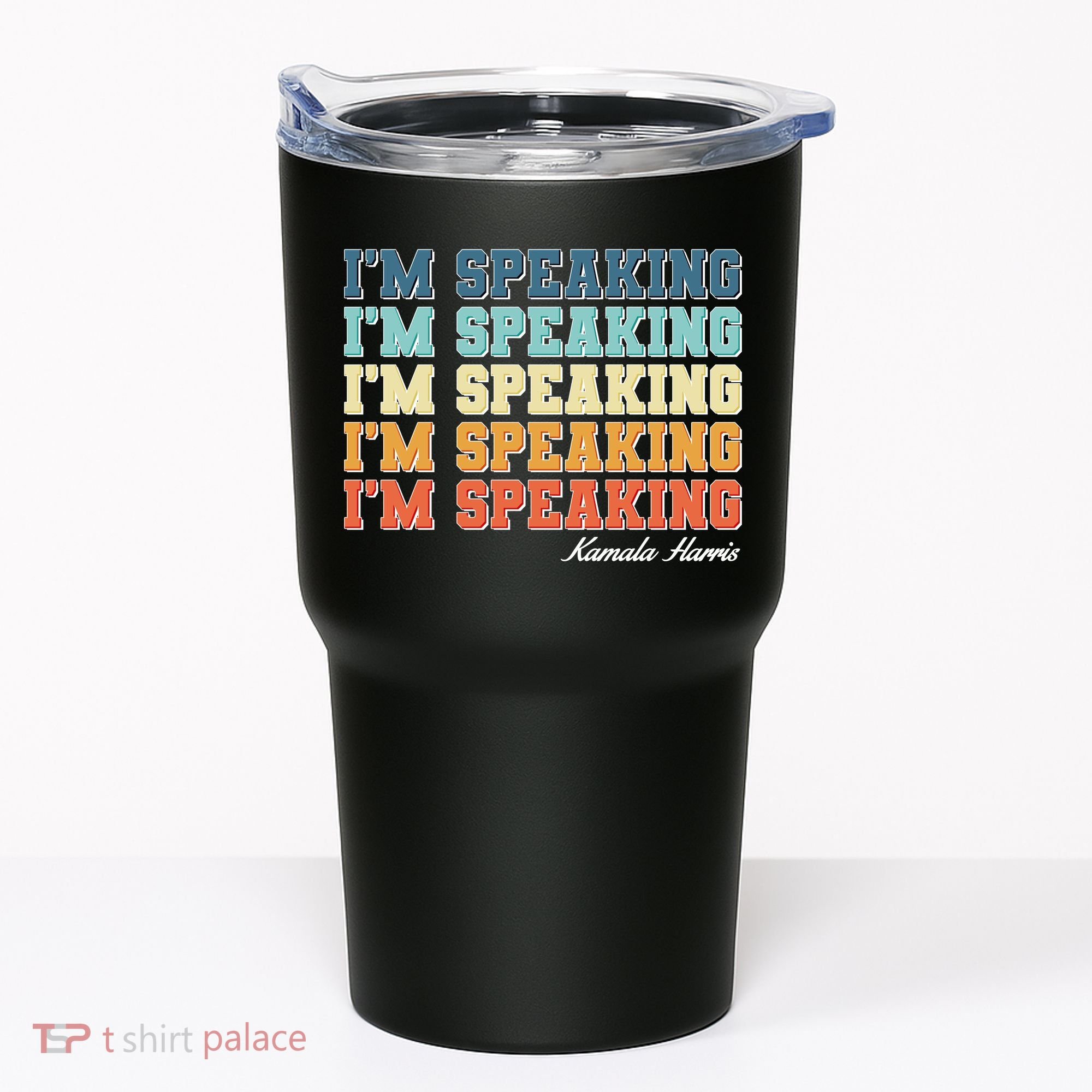 I'm Speaking pattern Kamala Harris Madam Vice President Tumbler
