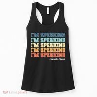 I'm Speaking pattern Kamala Harris Madam Vice President Women's Tank Top thumb 0