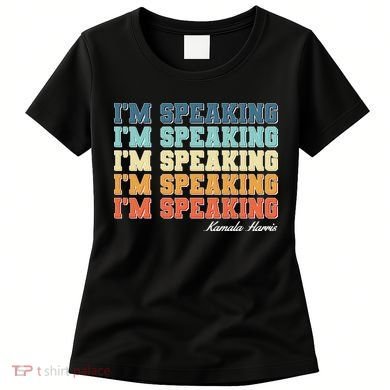 I'm Speaking pattern Kamala Harris Madam Vice President Women's T-Shirt