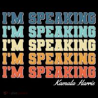 I'm Speaking pattern Kamala Harris Madam Vice President Women's T-Shirt thumb 6