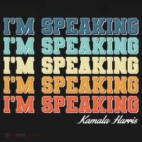 I'm Speaking pattern Kamala Harris Madam Vice President Women's T-Shirt thumb 6