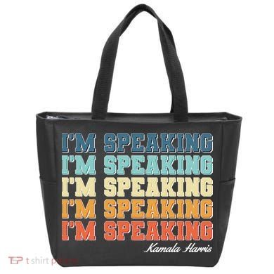 I'm Speaking pattern Kamala Harris Madam Vice President Tote Bag