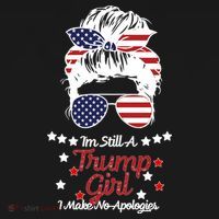 I'm Still A Trump Girl I Make No Apologies Trump 2024 Coaster thumb 2