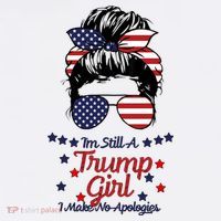 I'm Still A Trump Girl I Make No Apologies Trump 2024 Beanie thumb 2