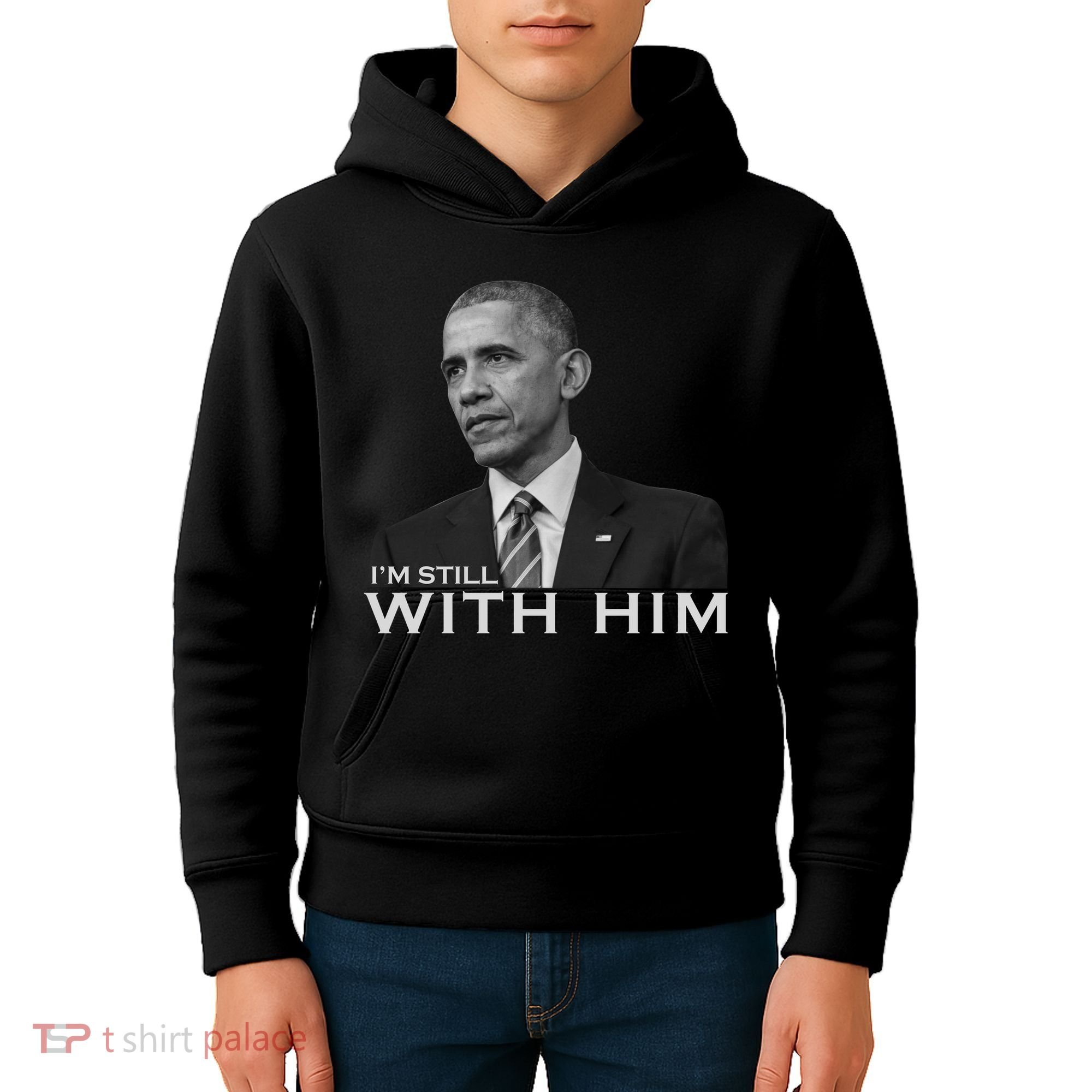 I'm Still With Him President Barack Obama Anti Trump Kids Hoodie