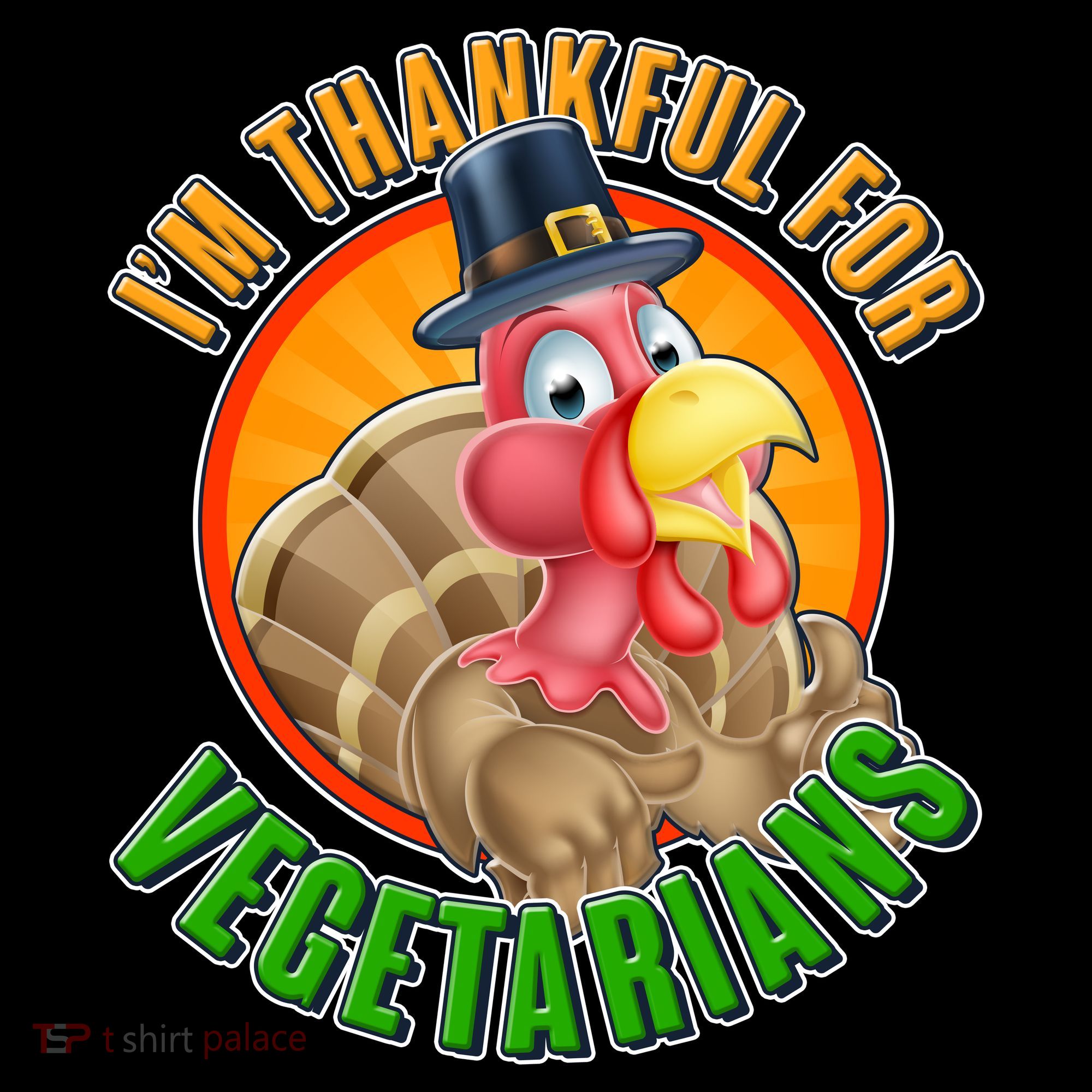 I'm Thankful For Vegetarians Funny Thanksgiving Doggie Tank