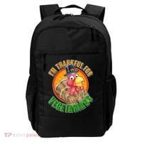 I'm Thankful For Vegetarians Funny Thanksgiving Backpack thumb 0