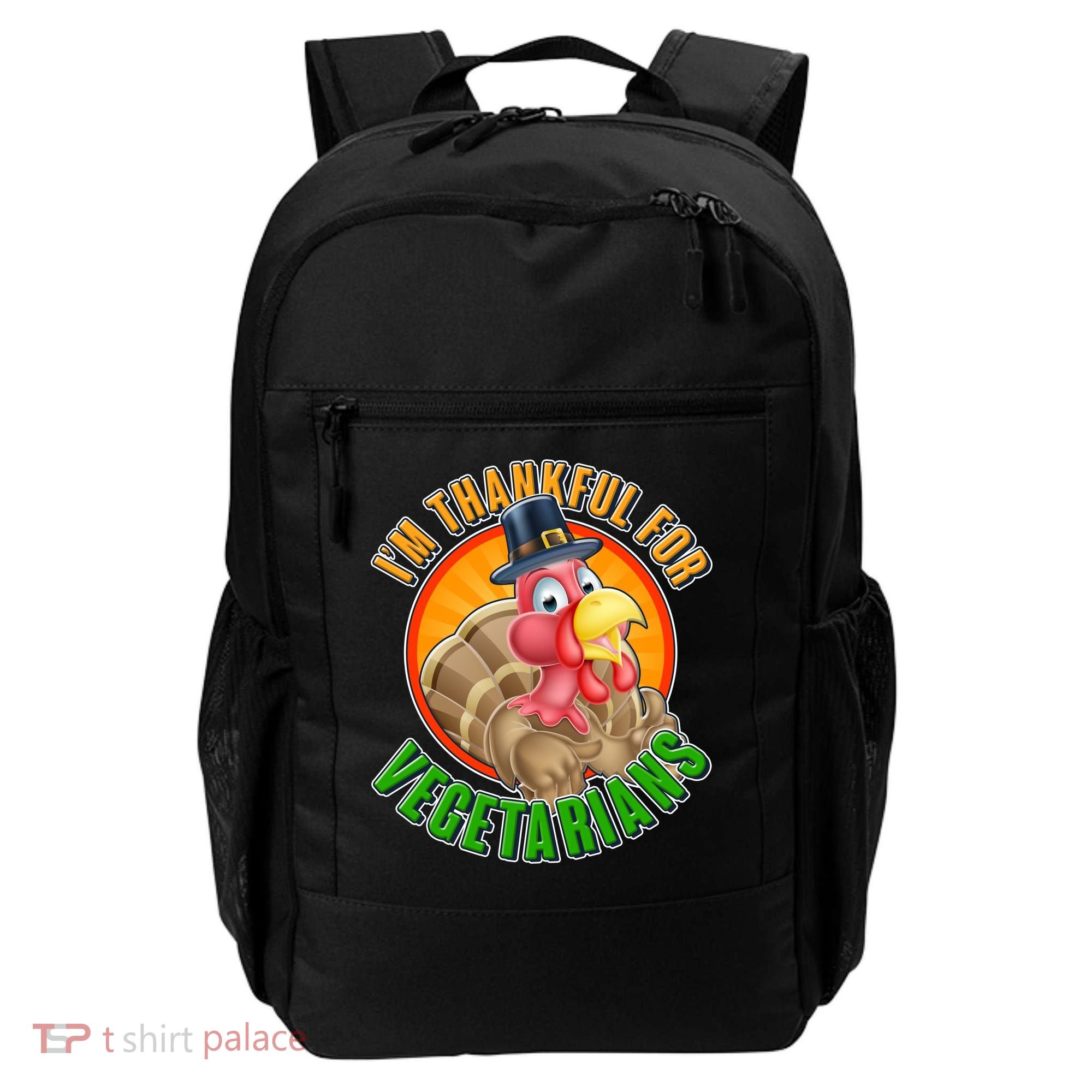 I'm Thankful For Vegetarians Funny Thanksgiving Backpack