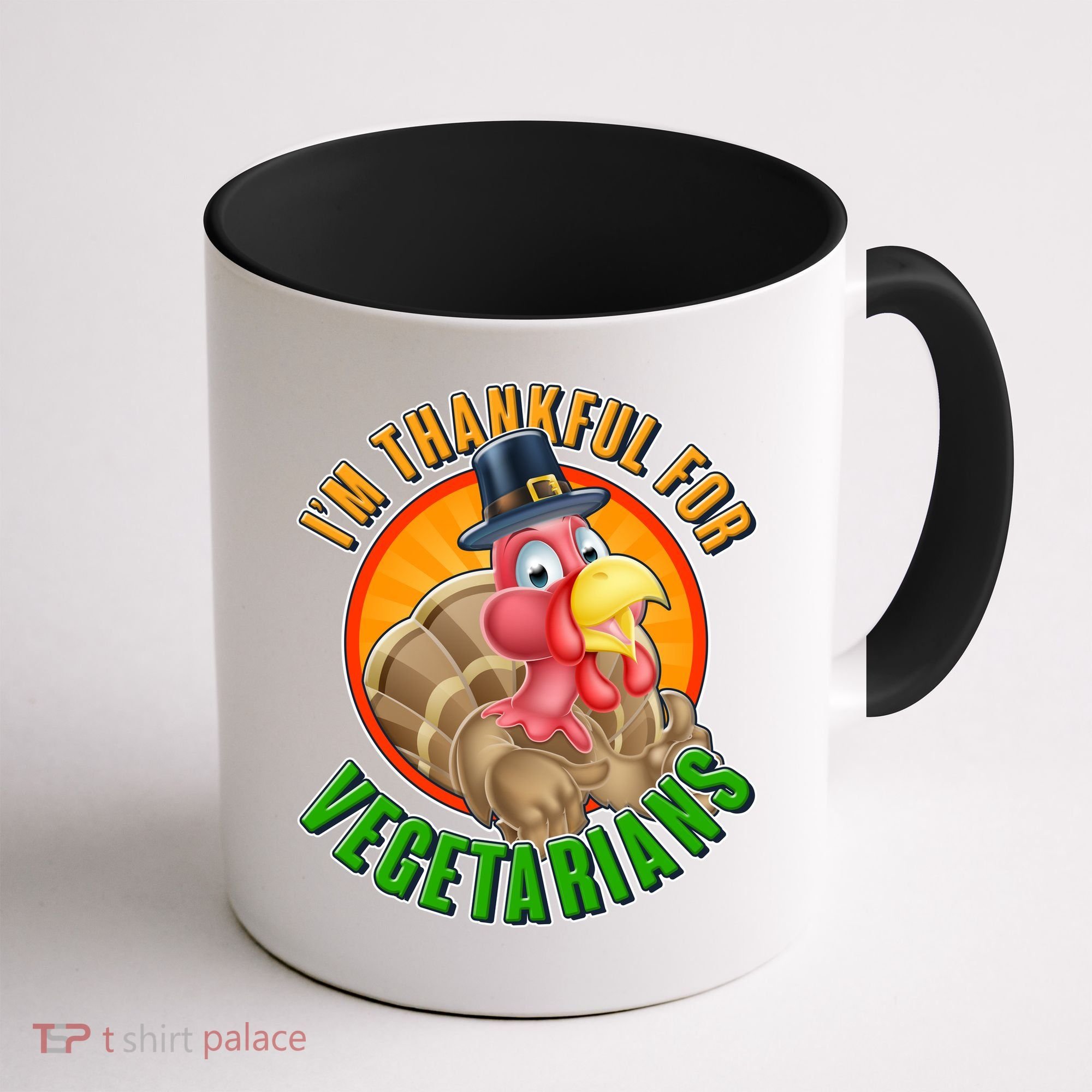 I'm Thankful For Vegetarians Funny Thanksgiving Coffee Mug