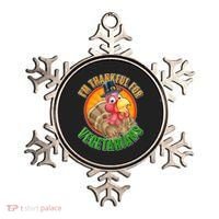 I'm Thankful For Vegetarians Funny Thanksgiving Ornament thumb 0