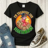 I'm Thankful For Vegetarians Funny Thanksgiving Women's T-Shirt thumb 3