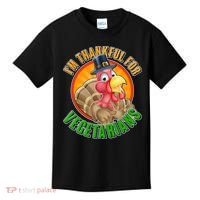 I'm Thankful For Vegetarians Funny Thanksgiving Kids T-Shirt thumb 0