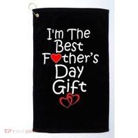 I'm The Best Father's Day Gift Golf Towel thumb 0