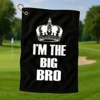 I'm The Big Bro Golf Towel thumb 1