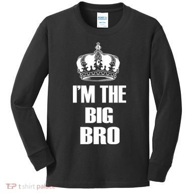 I'm The Big Bro Kids Long Sleeve Shirt