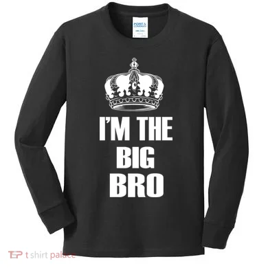 I'm The Big Bro Kids Long Sleeve Shirt