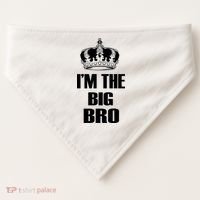 I'm The Big Brother USA-Made Doggie Bandana thumb 0