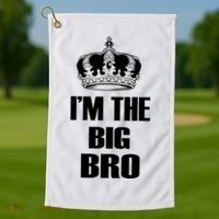 I'm The Big Brother Golf Towel thumb 1