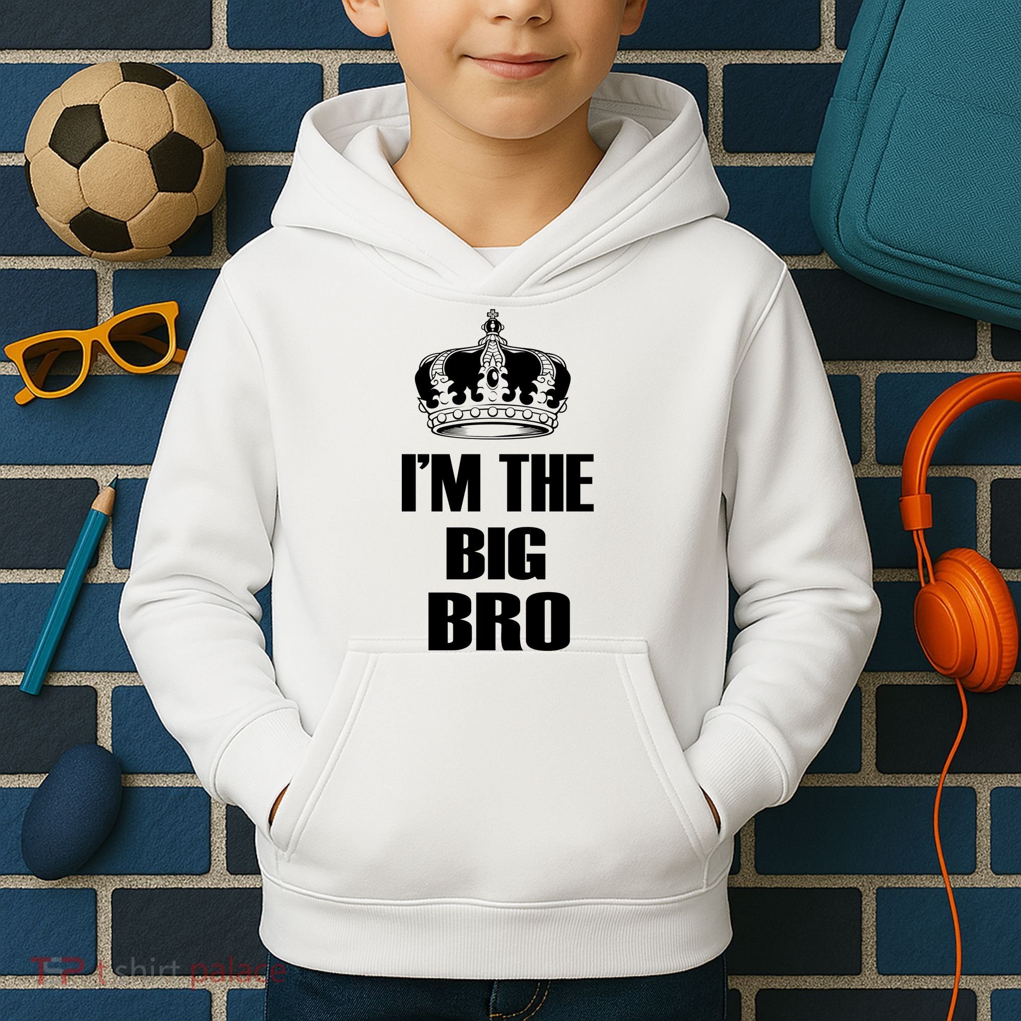 I'm The Big Brother Kids Hoodie