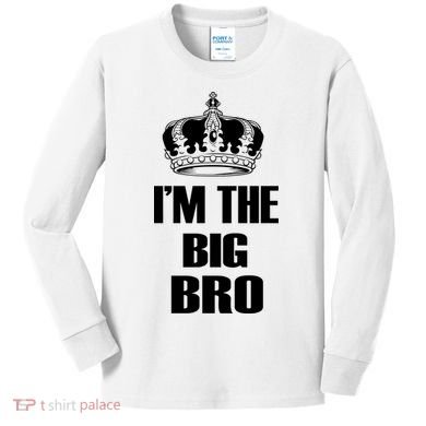 I'm The Big Brother Kids Long Sleeve Shirt
