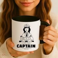 I'm The Captain Here Coffee Mug thumb 3