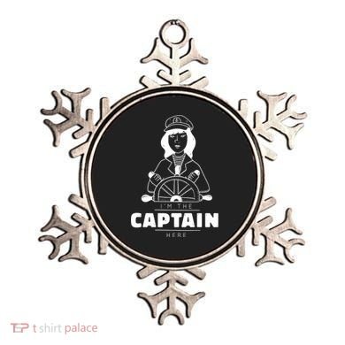 I'm The Captain Here Ornament