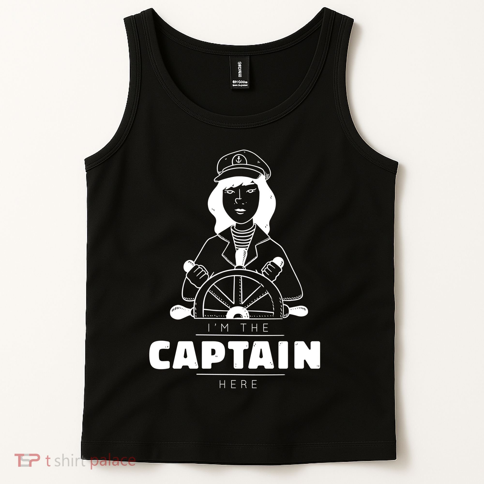 I'm The Captain Here Tank Top